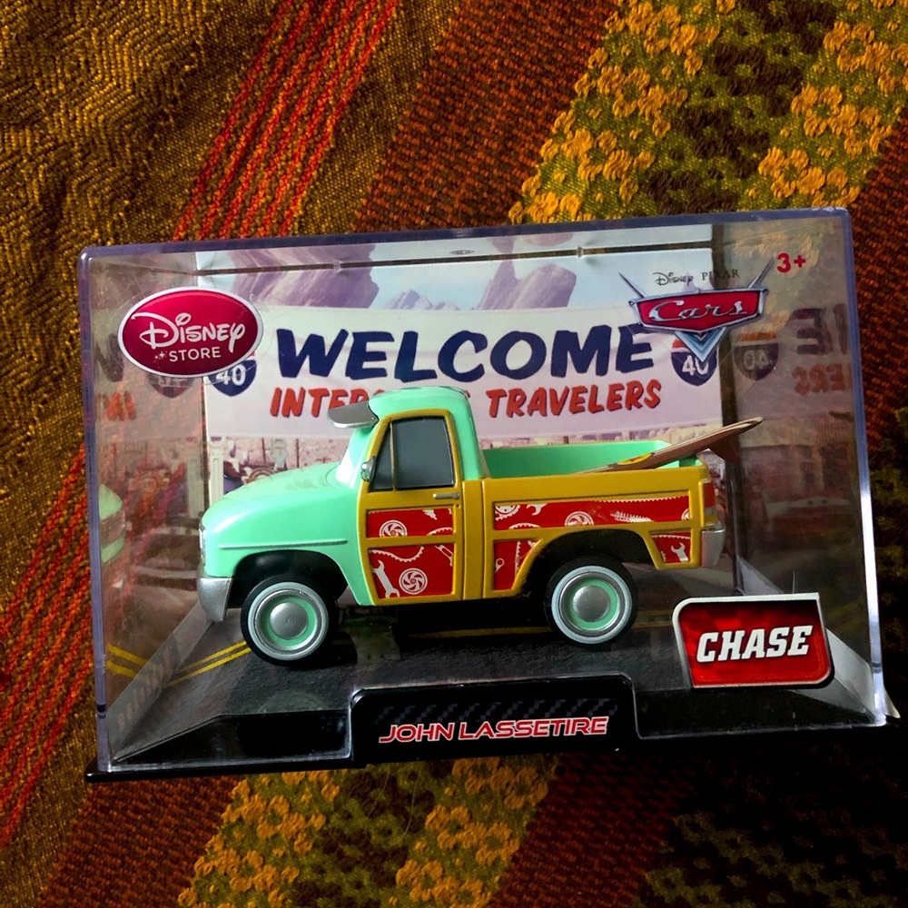Disney Store Cars Movie John Lassetire Chase